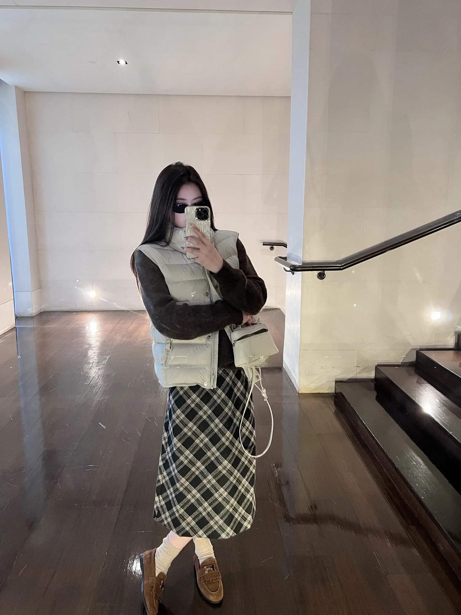 

Женская шерстяная юбка XXBAI в стиле ретро с клетчатым узором и кружевом, свободного кроя, с завышенной талией, повседневная, облегающая, с эффектом похудения