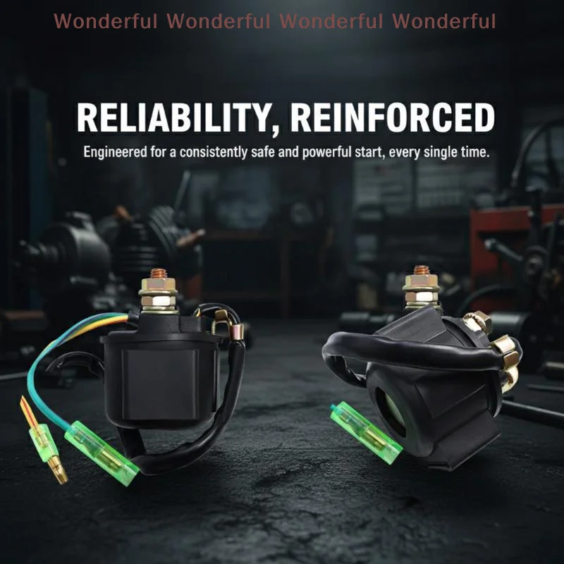 

Motorcycle Starter Relay For Honda TRX300 TRX400 Kawasaki High Performance Electromagnetic Switch Durable Replacement Part