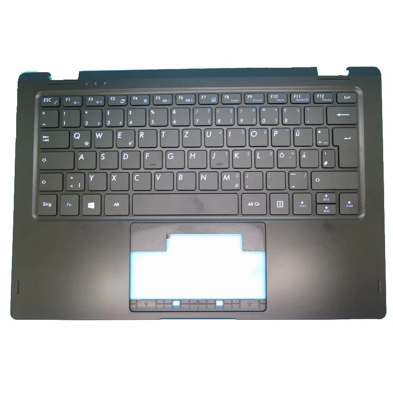 laptop palmrest e teclado caixa superior preta gr alemao reino unido ne ser medion akoya e3222 md63250 md62450 md63150 01