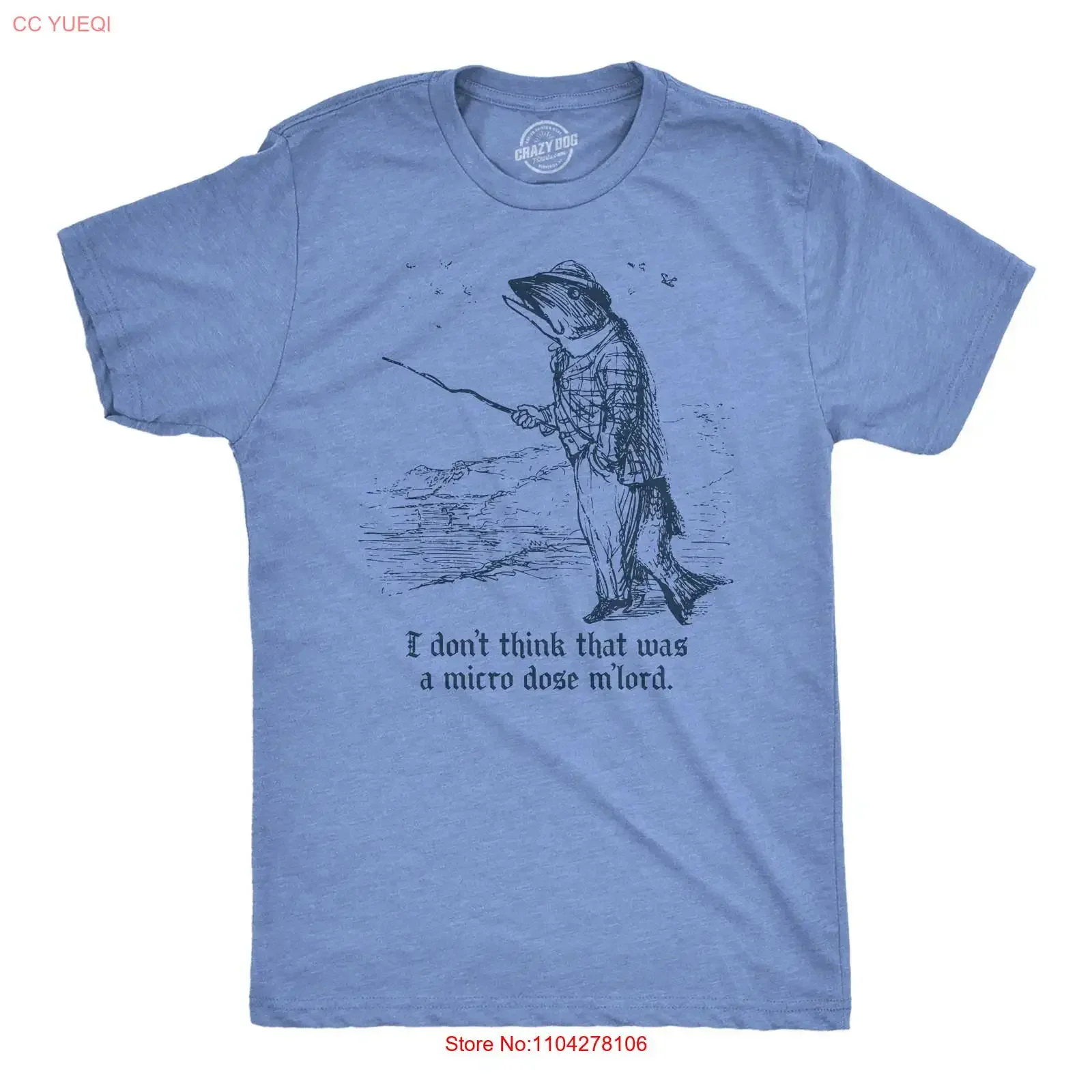 T-shirt drôle pour hommes, je ne pense pas que ce soit une microdose, Mlord Sarcastic 420, streetwear vintage lavé, légèrement respirant, décontracté