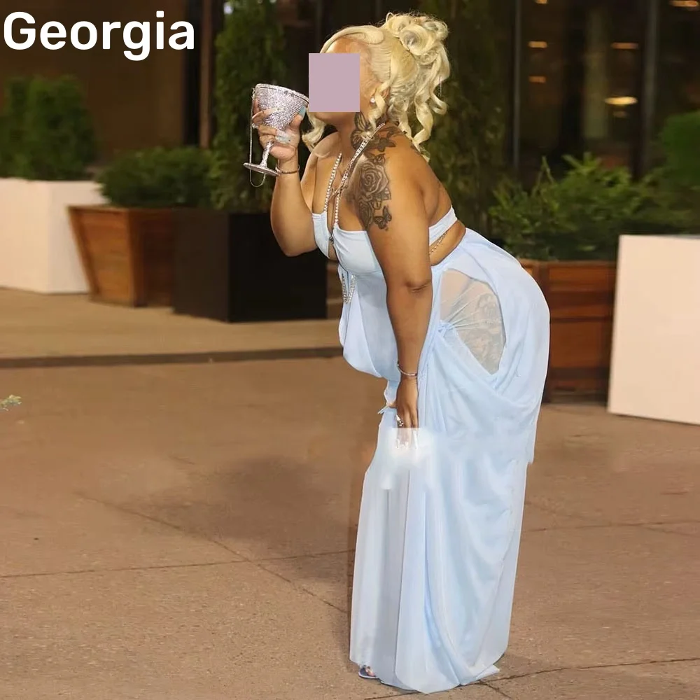 فساتين سهرة Customize Elegant Evening Dress Halter Sweetheart Floor-Length Prom Dresses A-Line Sleeveless Zipper Up Formal Dress