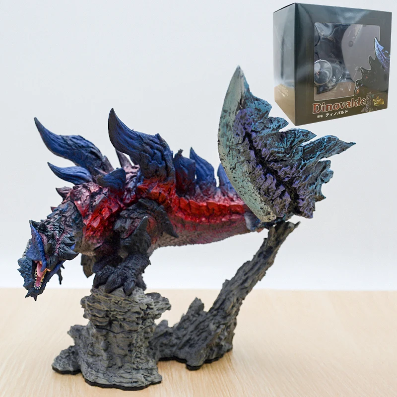 19cm Monster Hunter X Dinovaldo Anime-Figur Glavenus Actionfigur Malzeno/Bracchidios/Gore Magala Figurine Modell Puppe Spielzeug Geschenk