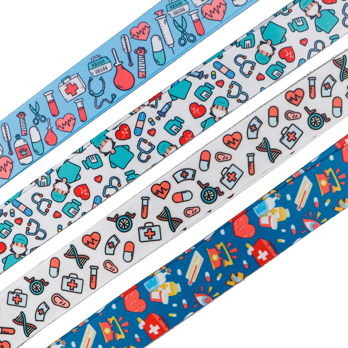 Doctor Nurse Lanyards for Keys ID Card Gym Phone Straps USB Badge Holder DIY Hang Rope Neck Straps Keychain Buckle Lanyard image 6