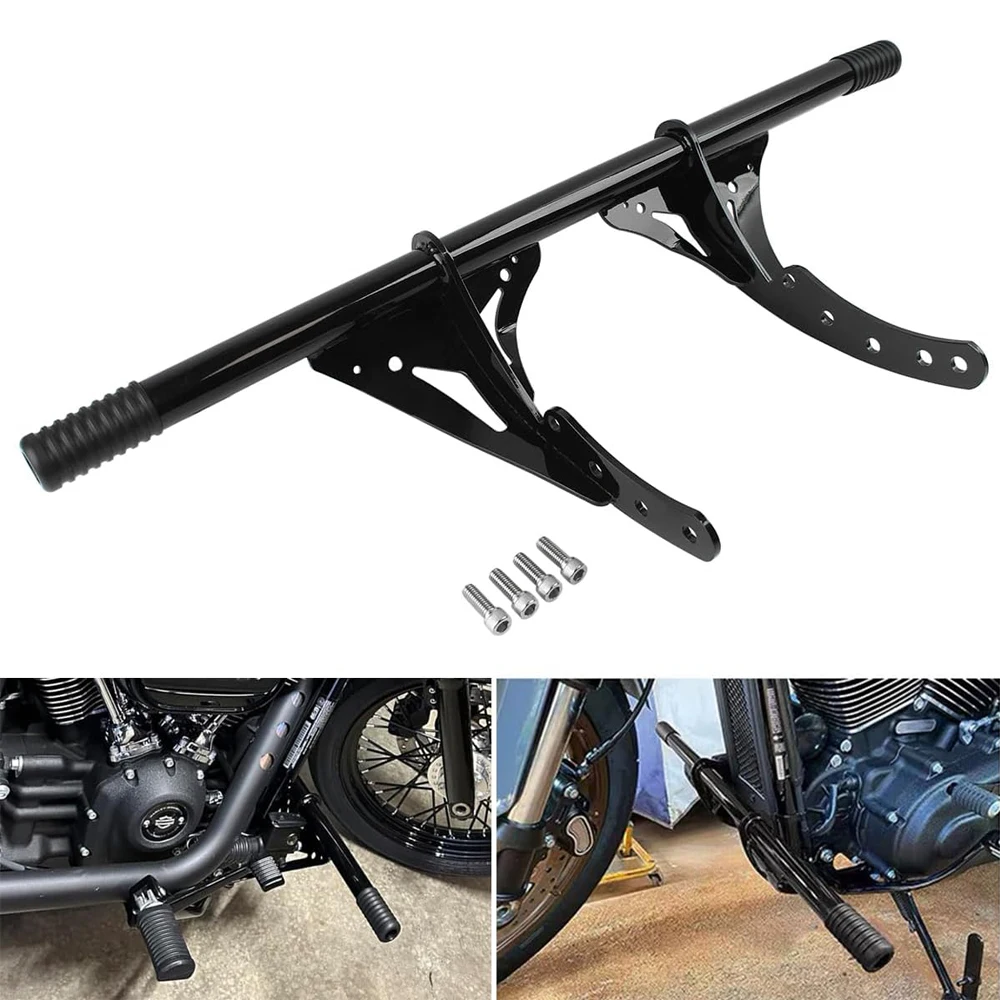 

Motorcycle Front Crash Bar Highway Engine Guard Falling Protection For Harley Softail Low Rider Street Bob FXBB FXLR 2018-2024