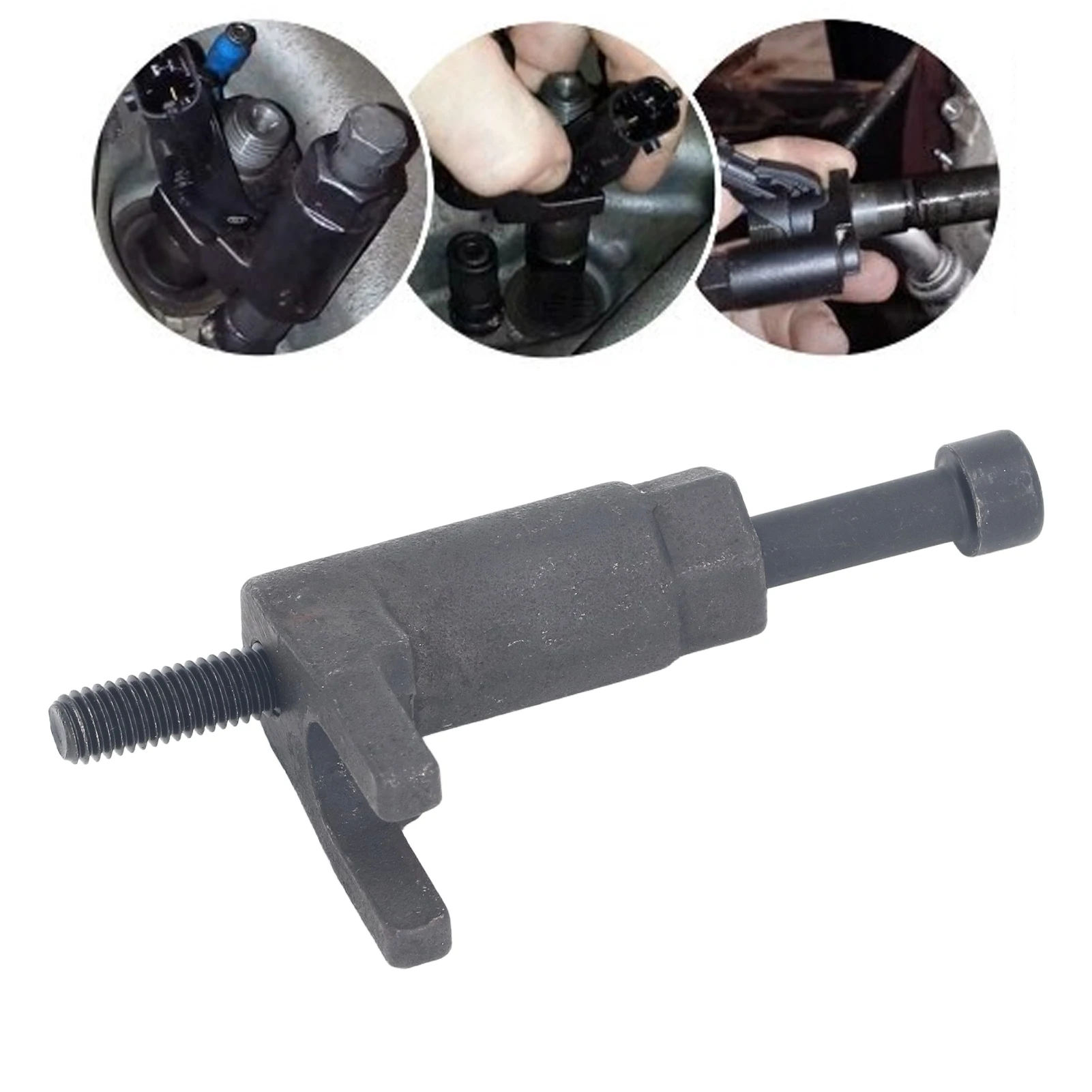 

Professional Fuel Injector Puller Kit Labor Saving Efficient Heavy Duty Carbon Steel XLB-1075A-BK Diesel Injector Removal Tool