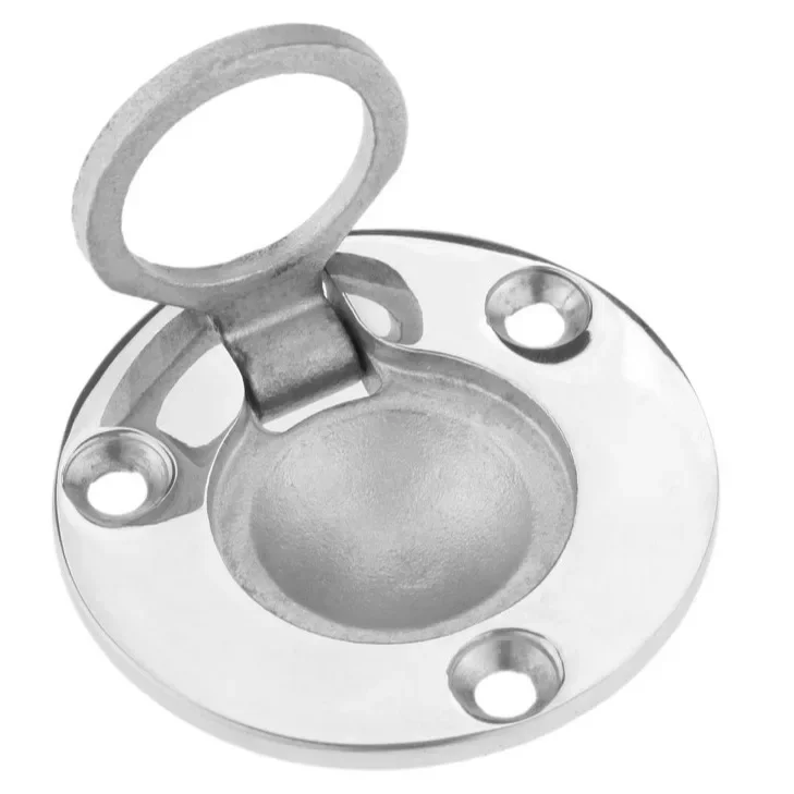 

Круглая напольная ручка, напольная пряжка, нержавеющая сталь 316, яхта, автофургон, морская напольная пряжка