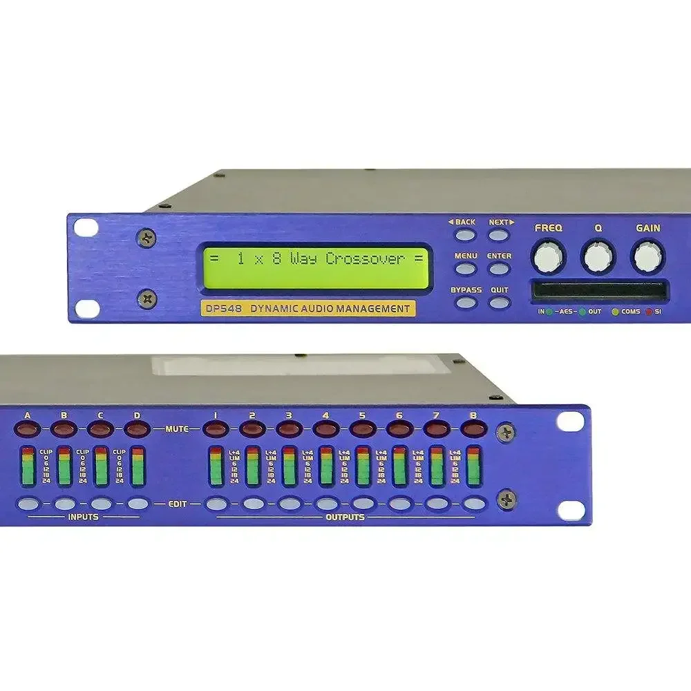 2026/High Quality Processor Audio XTA DP548 4 in 8 out Digital Professional Crossover TOP Audio Speaker Processor