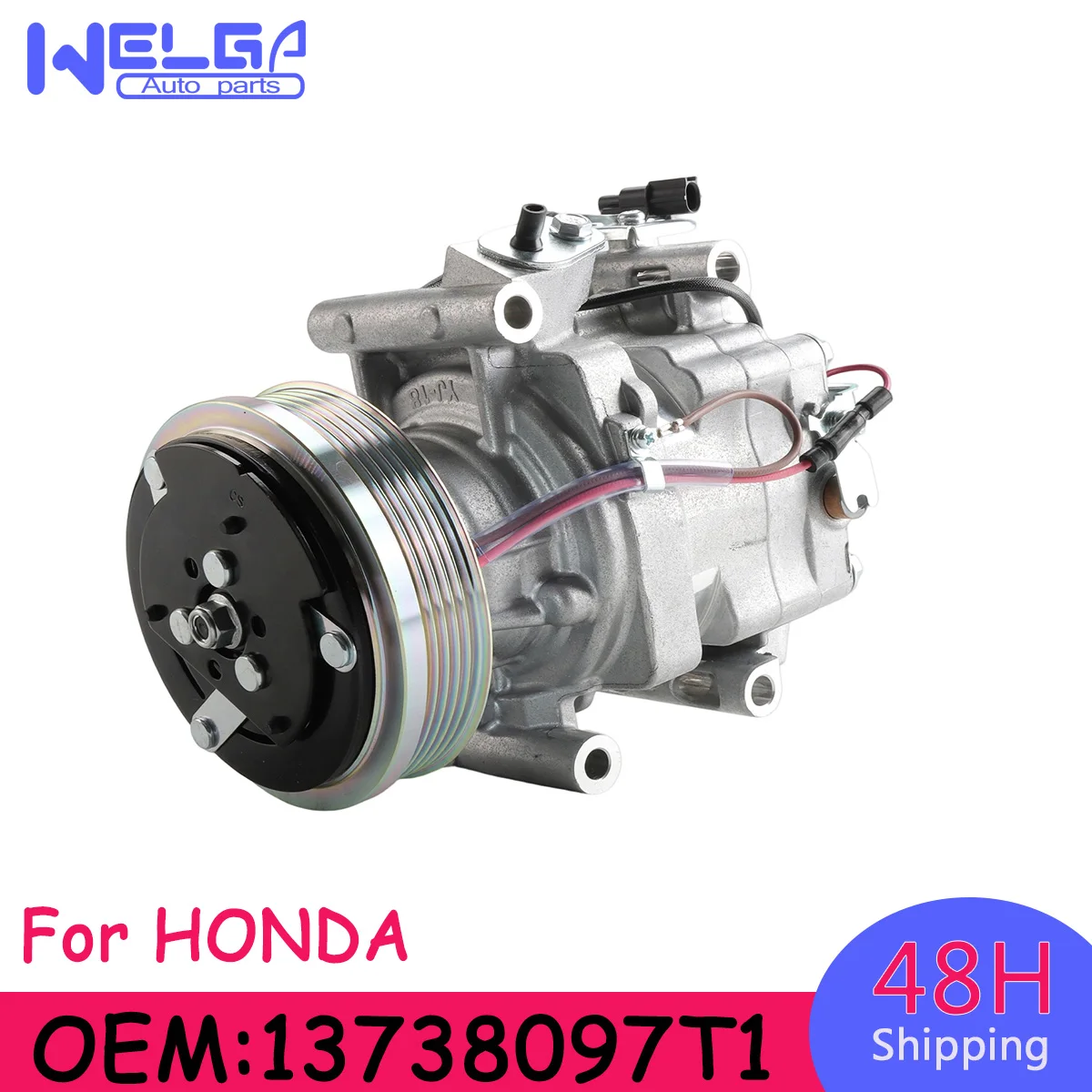 

AC Air Conditioner Compressor For HONDA CITY 2014-2020 For HONDA FIT 2015-2018 1007604853 13738097T1 3881055AT01