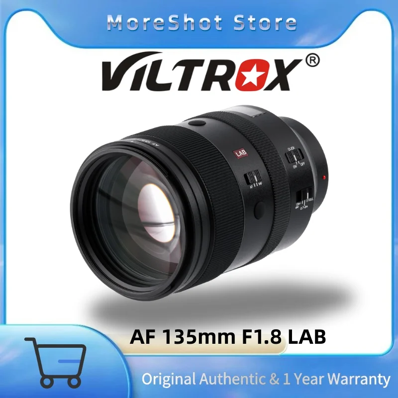 Viltrox 135mm F1.8 LAB Full-Frame Lens Autofocus Prime Telephoto Lens Dual Floating Focus with VCM Motor for Sony E Nikon Z