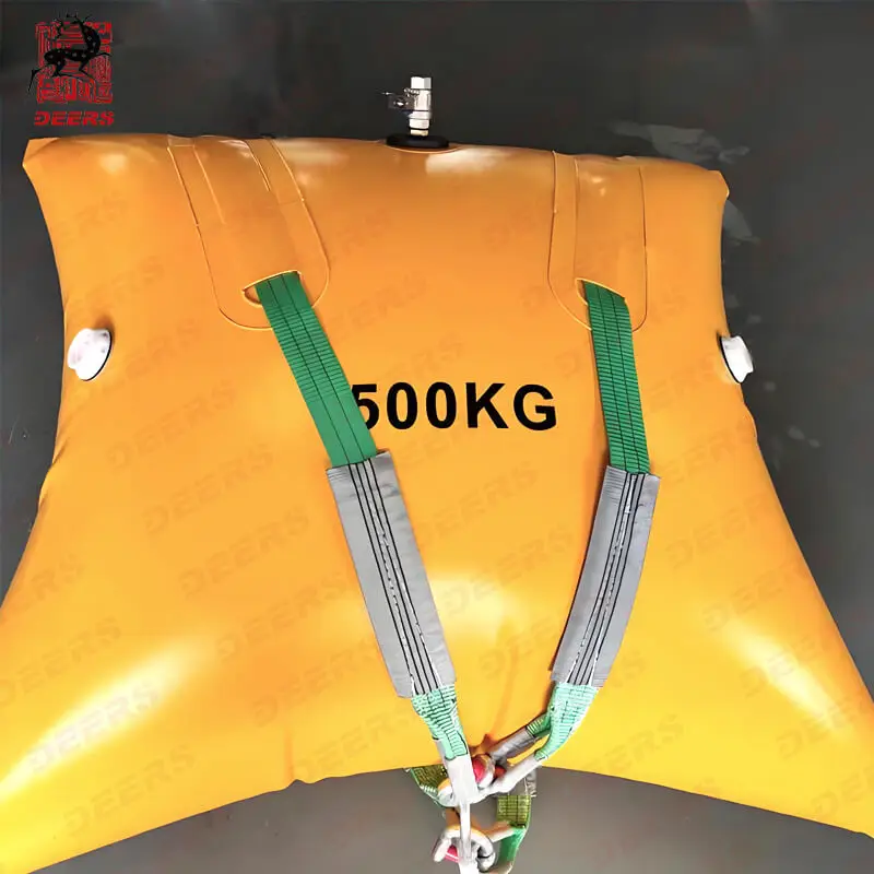 500Kg marine closed inflatable underwater air cushion lifting bag