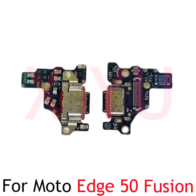 Para motorola moto edge 40 50neo fusão porta de carregamento usb doca carga plug conector placa microfone cabo flexível