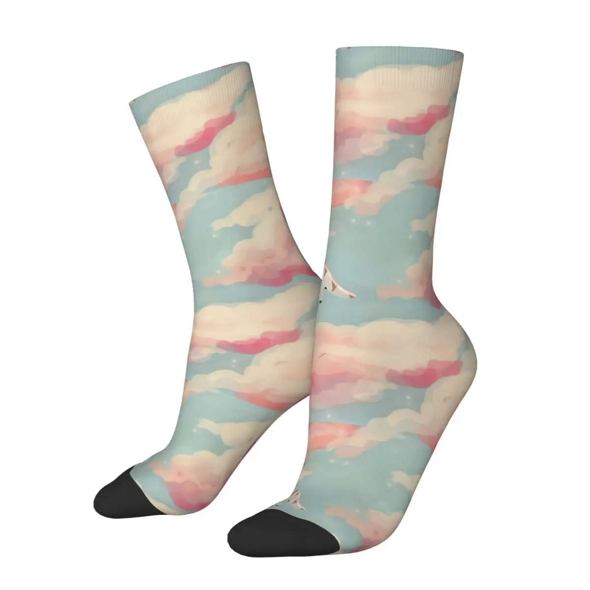 Dreamy Appa Avatar The Last Airbender Socks Travel 3D Print Funny Boy Girls Mid-calf Socks