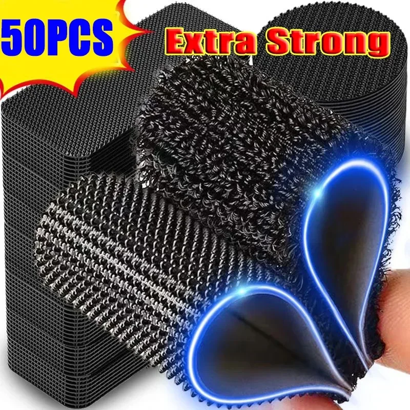 10-50 szt. Super Mocne Dwustronne Taśmy Samoprzylepne do Dywaników Samochodowych, Samoprzylepne Haczyki, Samoprzylepne Mocowania do Dywanów, DIY