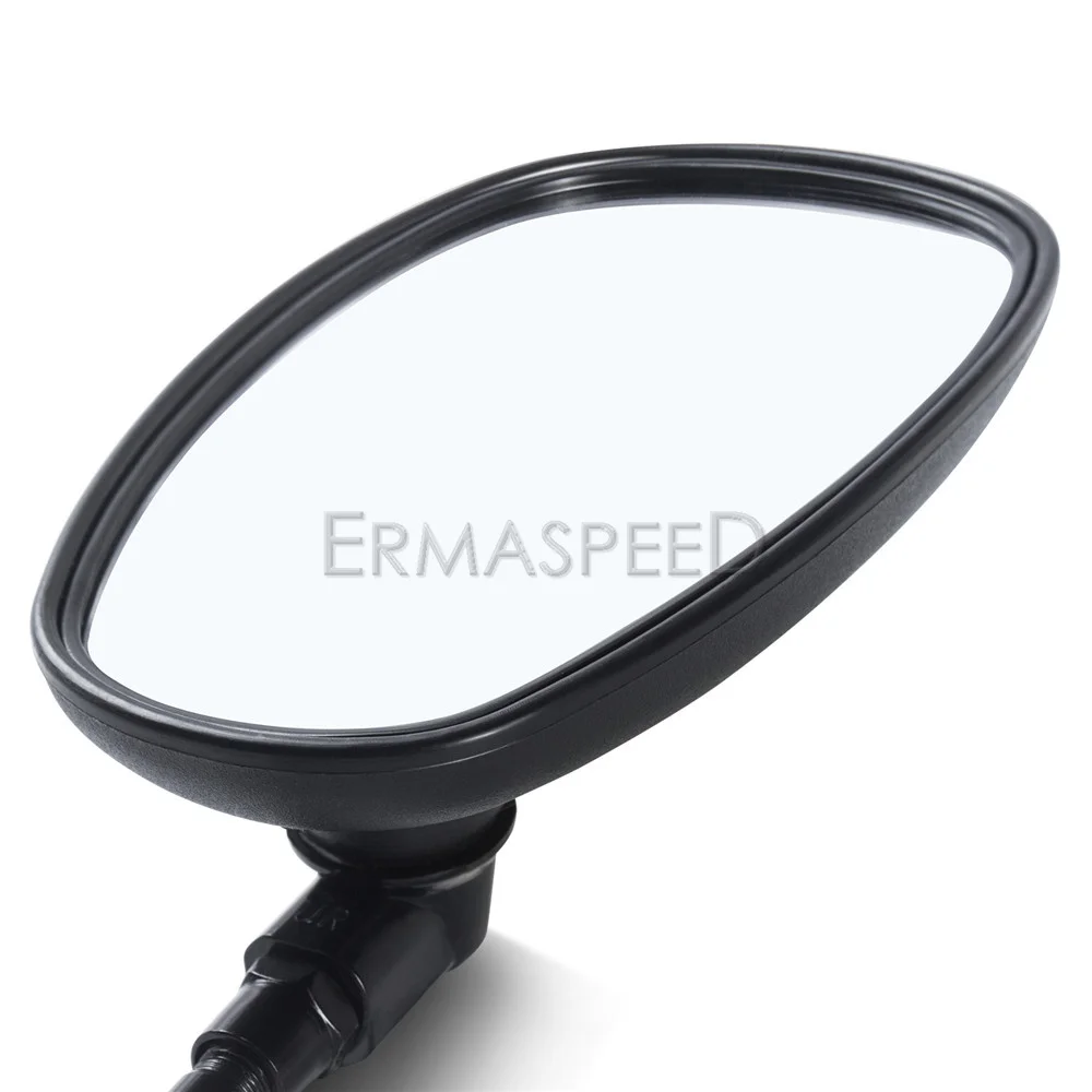 Universal 10MM Motorcycle Rear View Side Mirrors Black For Z900 Z800 Z750 mt09 mt07 cb650r cb500x Motorcycle Mirrors Accessories