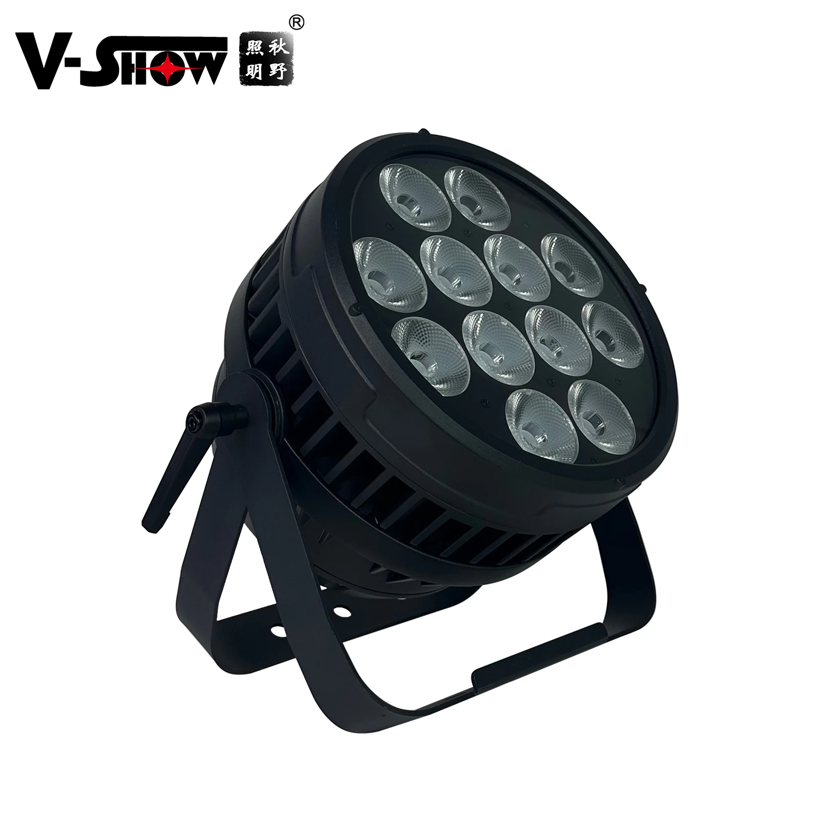 VShow WP1220 12pcs 20W RGBWA UV 6in1 waterproof led par light outdoor parcan