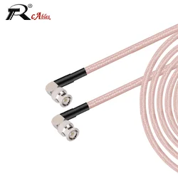 Ad angolo retto BNC maschio ad angolo retto BNC maschio Jack RG316 Pigtail Cable 50 Ohm RF cavo di prolunga coassiale Jumper Adapter