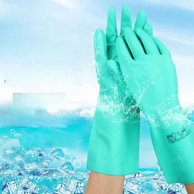 Ev eldivenleri, kimyasal ve yağa dayanıklı, emek koruma nitril kauçuk