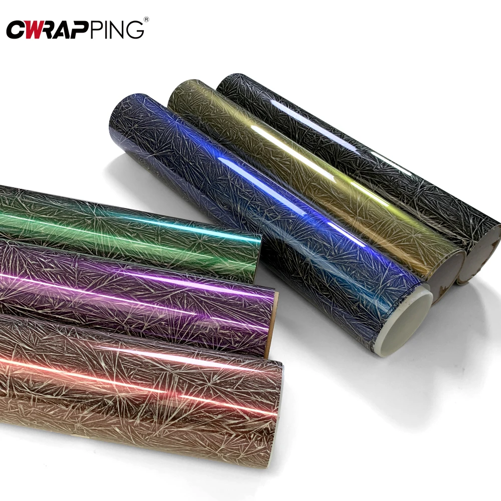 

Ice Crack Wrap Vinyl Car Sticker Motorcycles Supplies Car Wrapping Film Vehicle Decoration Waterproof Paint Body Covering Vinyls