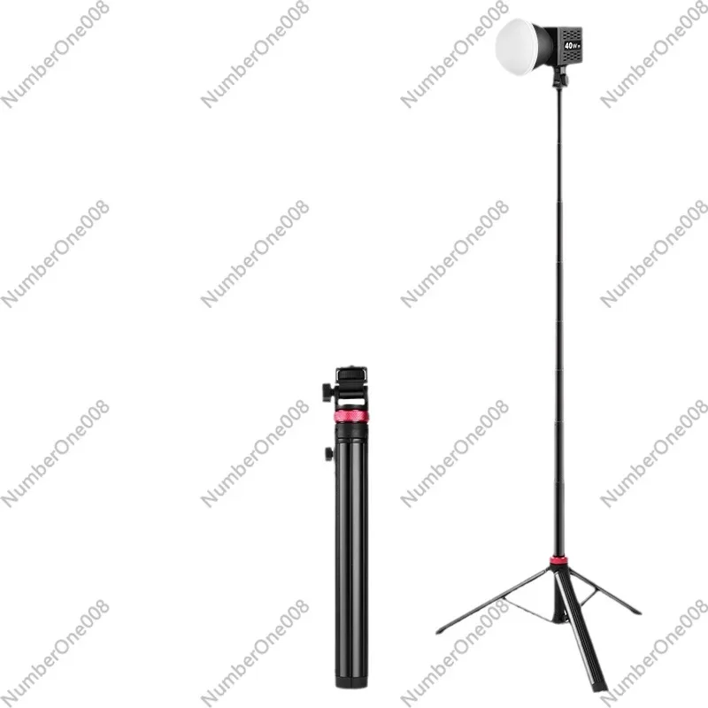 2m Tall Tripod 4-Section Telescopic Portable with Phone Clip Outdoor Camera Stand Heavy Duty