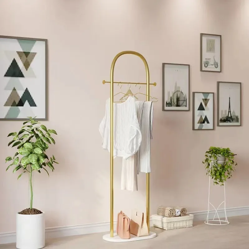 Moderne einfache Schlafzimmer Wohnzimmer raumhohe Garderobe Haushalt Kleiderbügel Licht Luxus Tür kleine Kleiderständer
