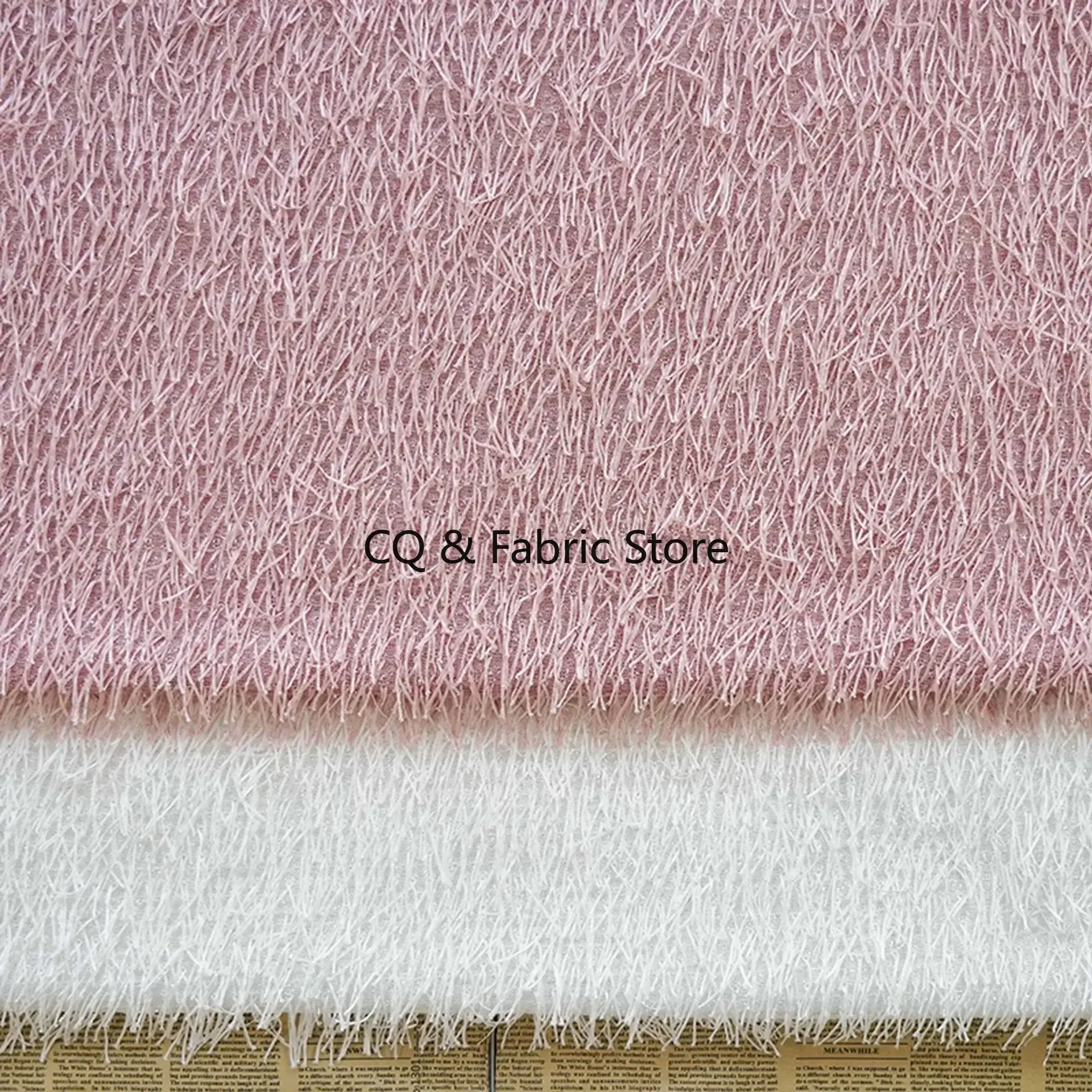 Shimmery Autumn and Spring Yarn Dyed Fabric with Tassels, Ideal for For Women's Clothing and Dressmaking By The Yard