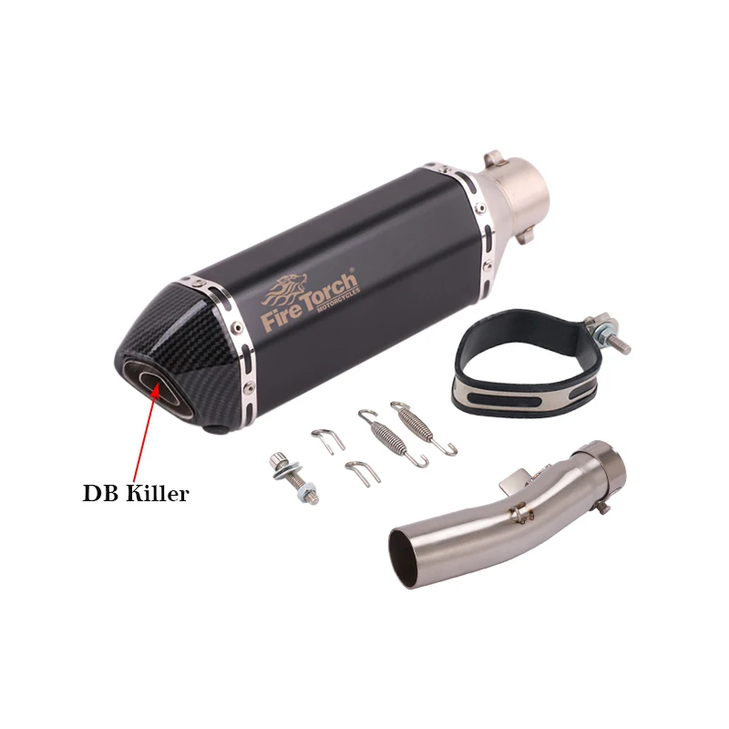 For Colove Zf 400X 500X Zf400Gy Zf500Gy Macbor Montana Xr5 Motorcycle Exhaust System Escape Moto Modified Muffler With Link Pipe