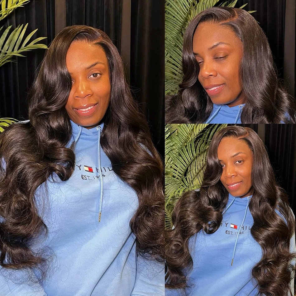Body Wave Lace Front Wigs 13x4 13x6 40 Inch Lace Wig 200 Density 100% Human Hair Lace Frontal Wigs For Women image 2
