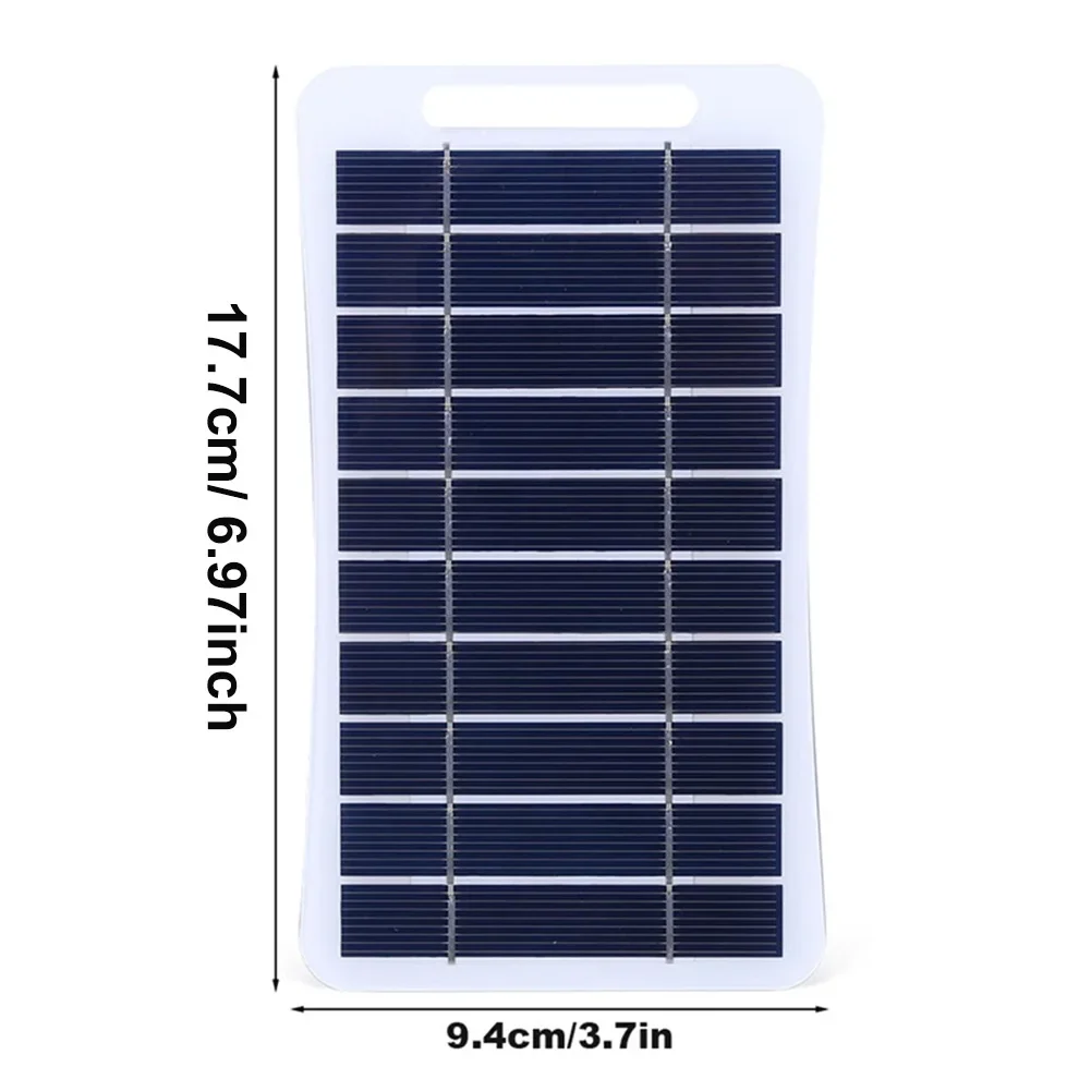 2W 5V Portable Solar Panel For Mobile Phone Camping Hiking Charging Waterproof Solar Charging Panel Battery Phone Charge