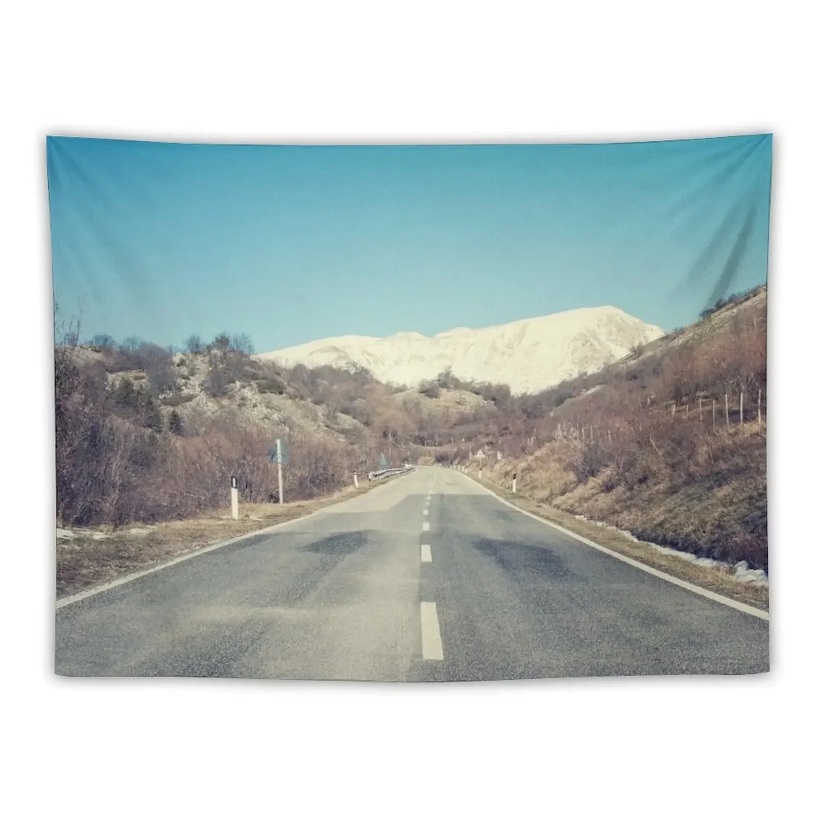 

Road with mountain Tapestry Japanese Room Decor Decoration Home Tapestry