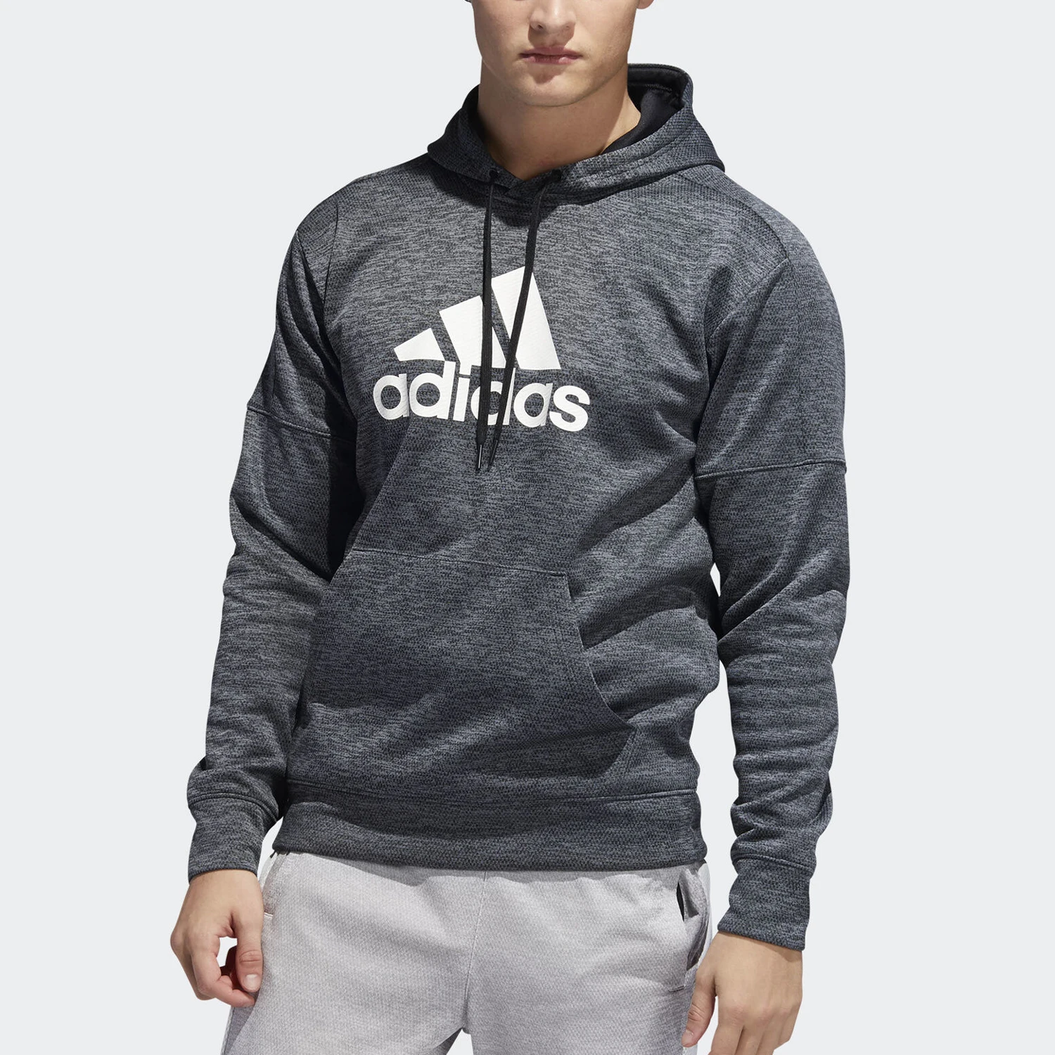 Adidas genuine men's hooded fashionable casual sports pullover sweatshirt DU7916