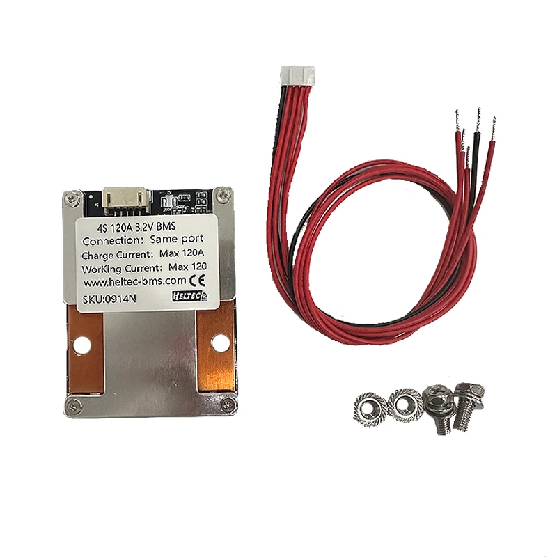 BMS 4S 120A 3.2V Balance 18650 Battery Protection Board Li-ion/LiFePo4 Ups inverter 1000W Storage system /Motor Car Start up bms