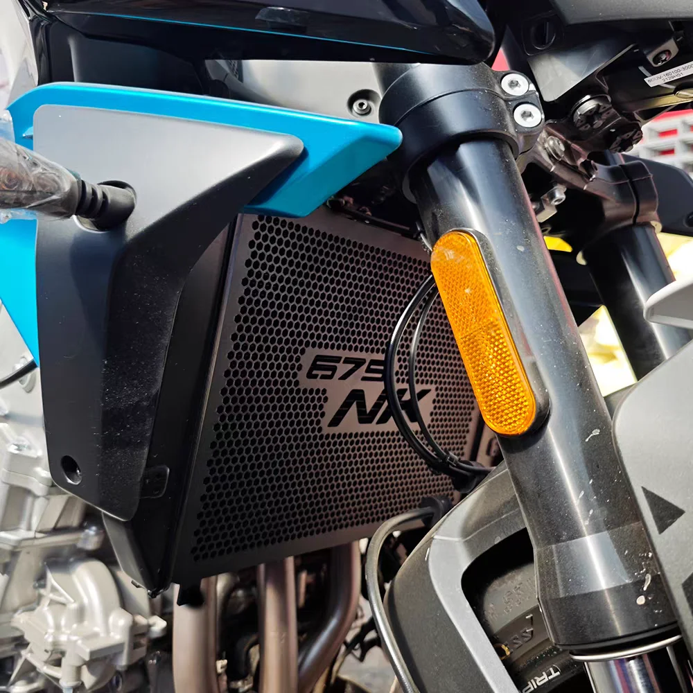 

CF675NK Motorcycles Mesh Radiator Grill Guard Oil Cooler Guard Protection Cover For CFMOTO 675NK 2024-2026 675-NK Accessories