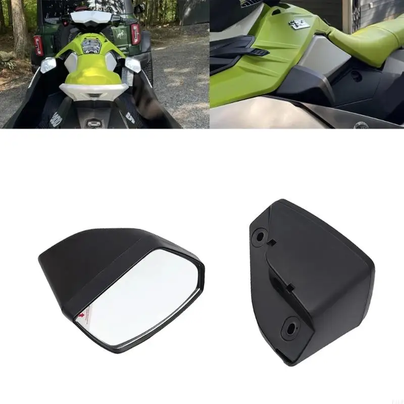 2025 New 1 Pair Shockproof Mirror Wide 140° For Safe Navigation 295100748 295100881