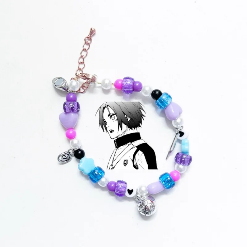 Seishiro Nagi & Reo Mikage Inspired Matching Bracelets - Blue Lock Handmade BFF/Couple Jewelry, High-Quality Anime Fan Gift