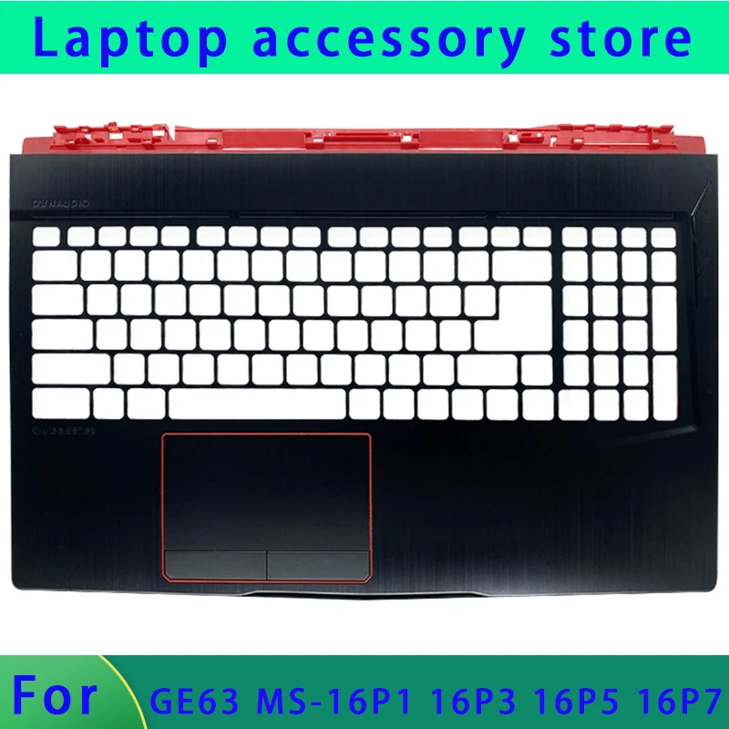 Suitable for GE63 MS-16P1 MS-16P3 MS-16P5 MS-16P7 Laptop LCD Screen Top Cover, Palm Rest Keyboard Case, C Cover
