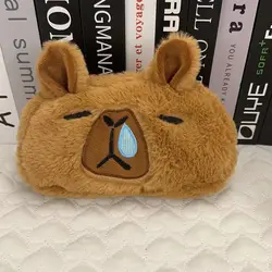 Plush Doll Capybara Plush Pen Bag, Plush Doll Capybara Plush Pen Bag, Cute Soft Capibara Plush Pencil Bag, Student Writing