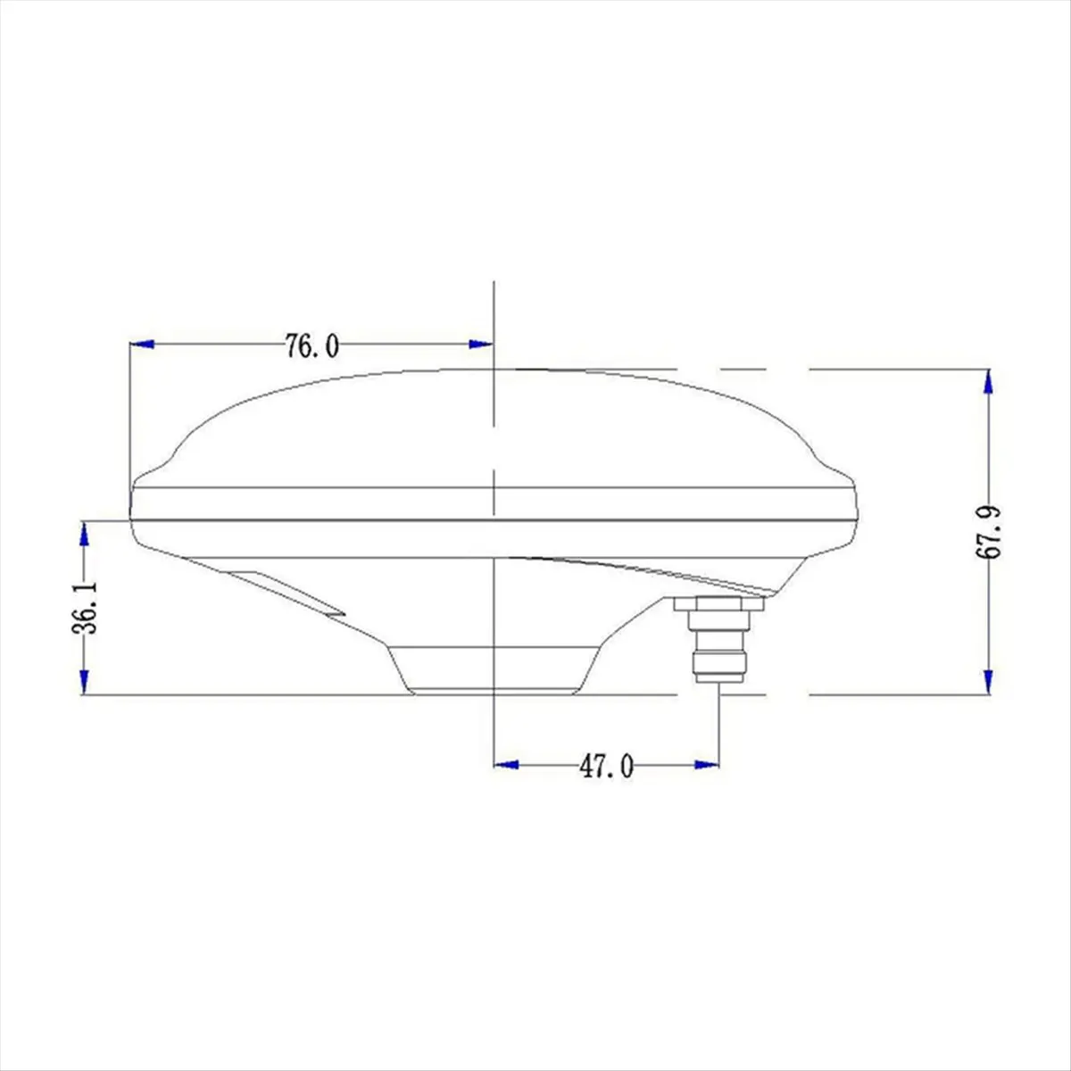 AT-700 GNSS Passive Antenna for GPS, Beidou, Glonass-L1 L2 L5 L-Band Ideal for RTK Indoor Repeater Systems