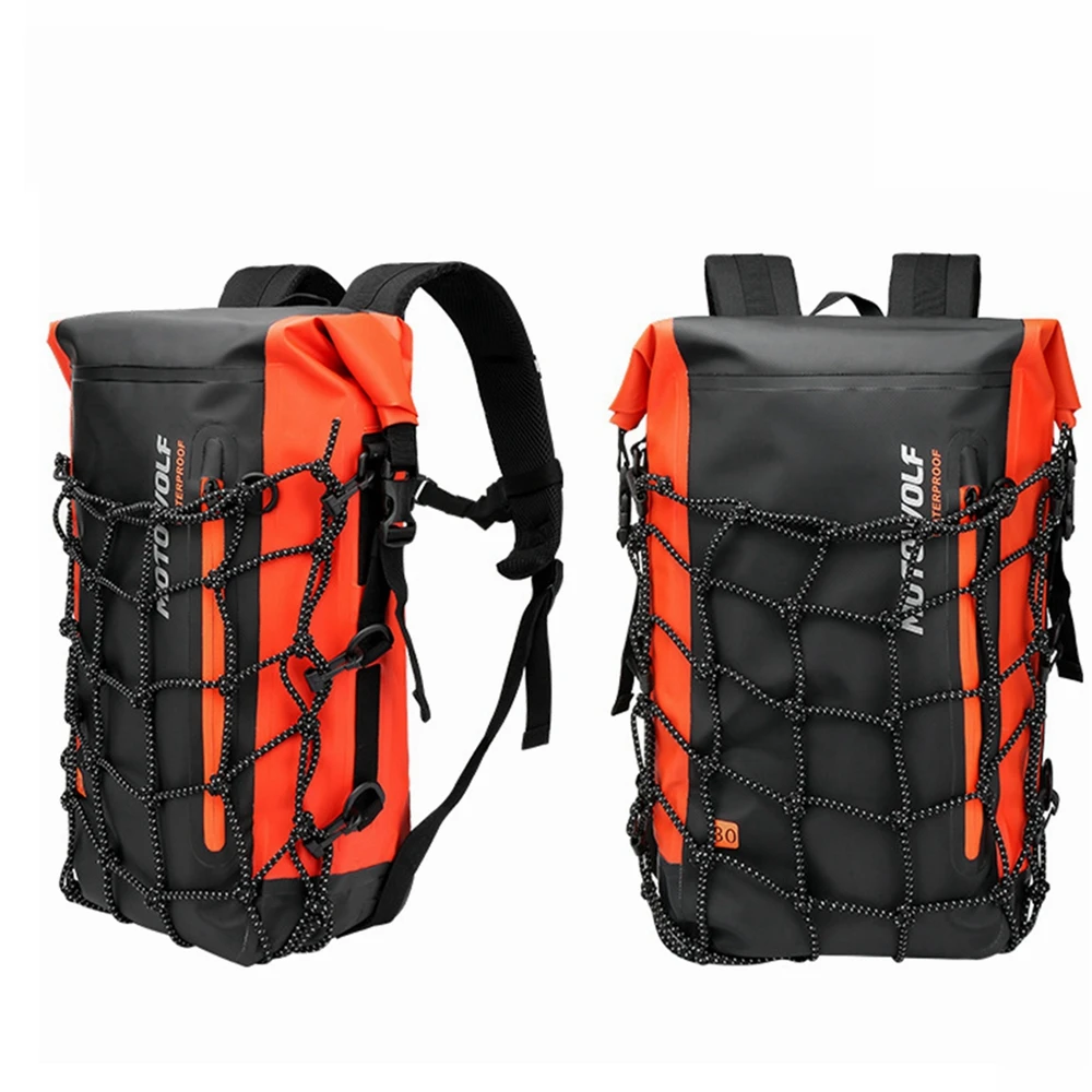 

Large-Capacity Bicycle Helmet Bag, Rider Bag, Long-Distance Motorcycle Travel Bag, Waterproof Motorbike Backpack