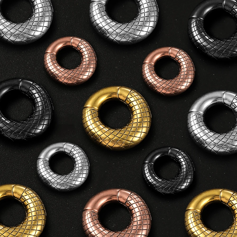 Casvort 10 قطعة 316L الفولاذ المقاوم للصدأ الأذن المستديرة المقابس الأنفاق الأذن الأوزان الأذن مقاييس ثقب النساء الرجال مجوهرات للجسم بالجملة #1