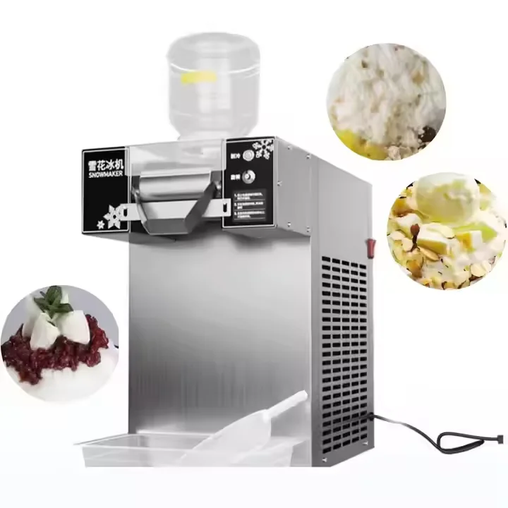 Adjustable  and Ice Shave Machine rainbow Snow Maker Ice Cream Machine Bingsu Snow Ice Cream Machine