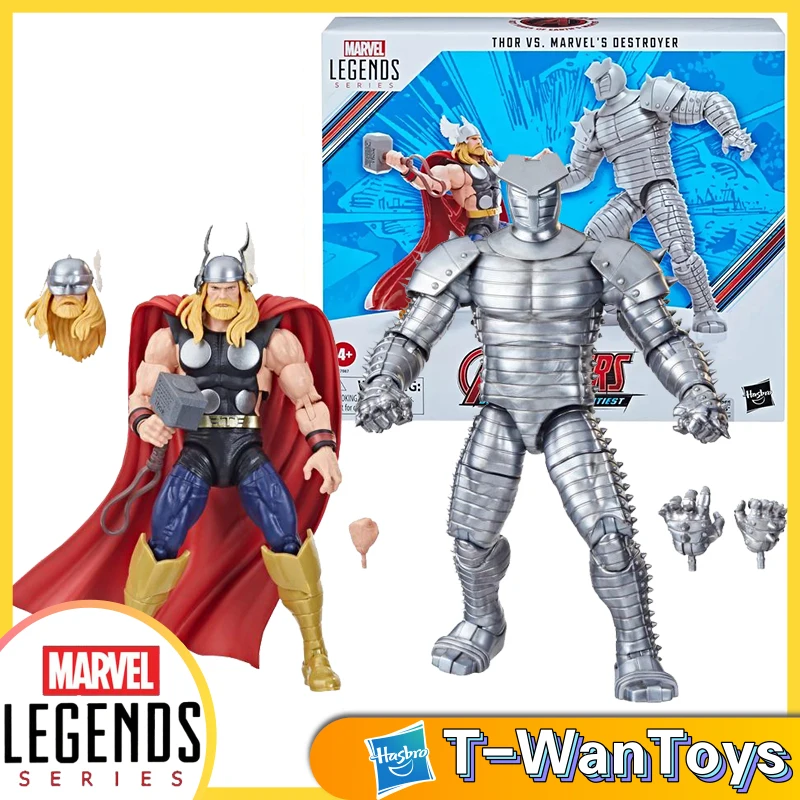 

Hasbro Marvel Legends Series Thor VS. Marvel's Destroyer, Avengers 60Th Anniversary 6 Inch Action Figure with All Accessories