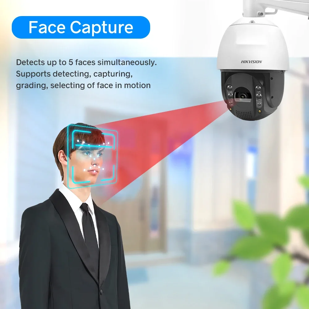 Original Hikvision DS-2DE4425IW-DE(T5) 4MP 25X Powered by DarkFighter IR Acusense Network Speed Dome Support face capture IR100M