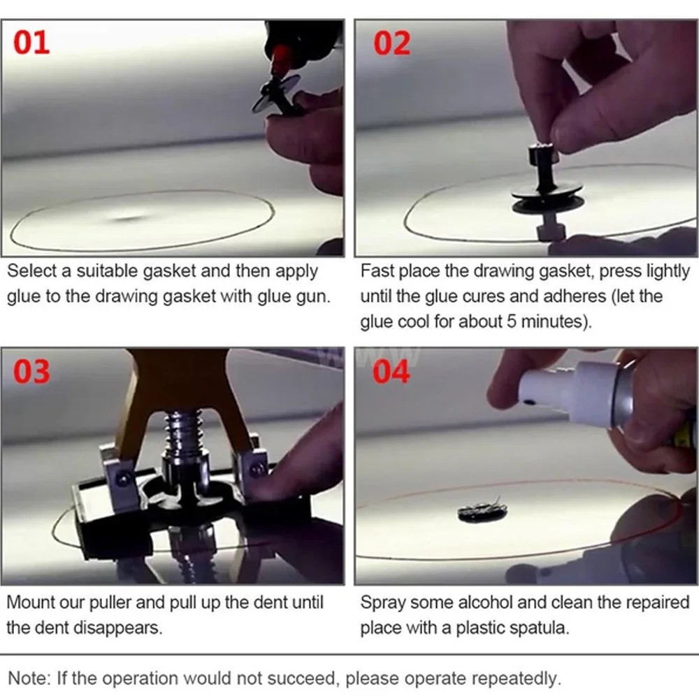 Auto Paintless Body Dent Removal Kits, Ferramentas de reparo do carro Dent, Removedor automotivo, Ventosa, Extrator Tool Kit