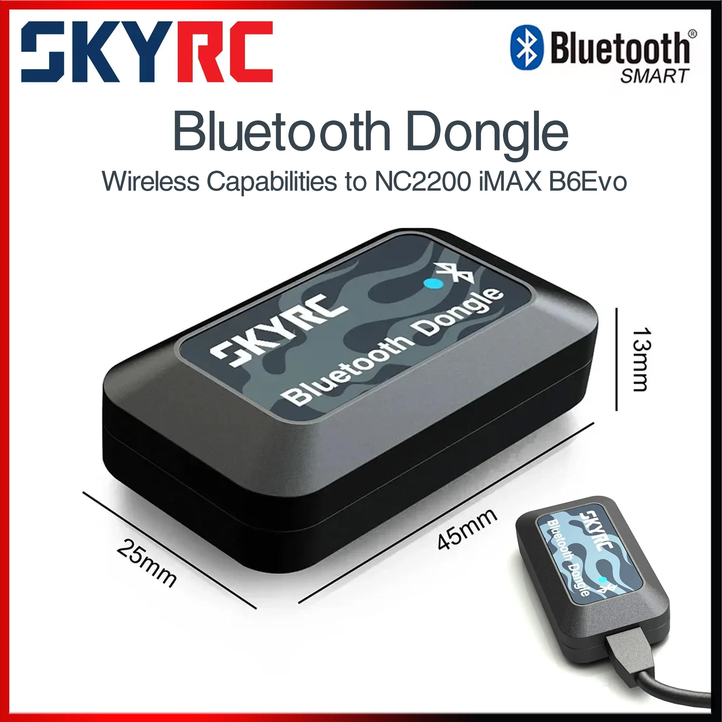 

SKYRC BLM010 Bluetooth Dongle Wireless Capabilities to NC2200 iMAX B6Evo Charger Program Card For TS160 Pro ESC SK-600135