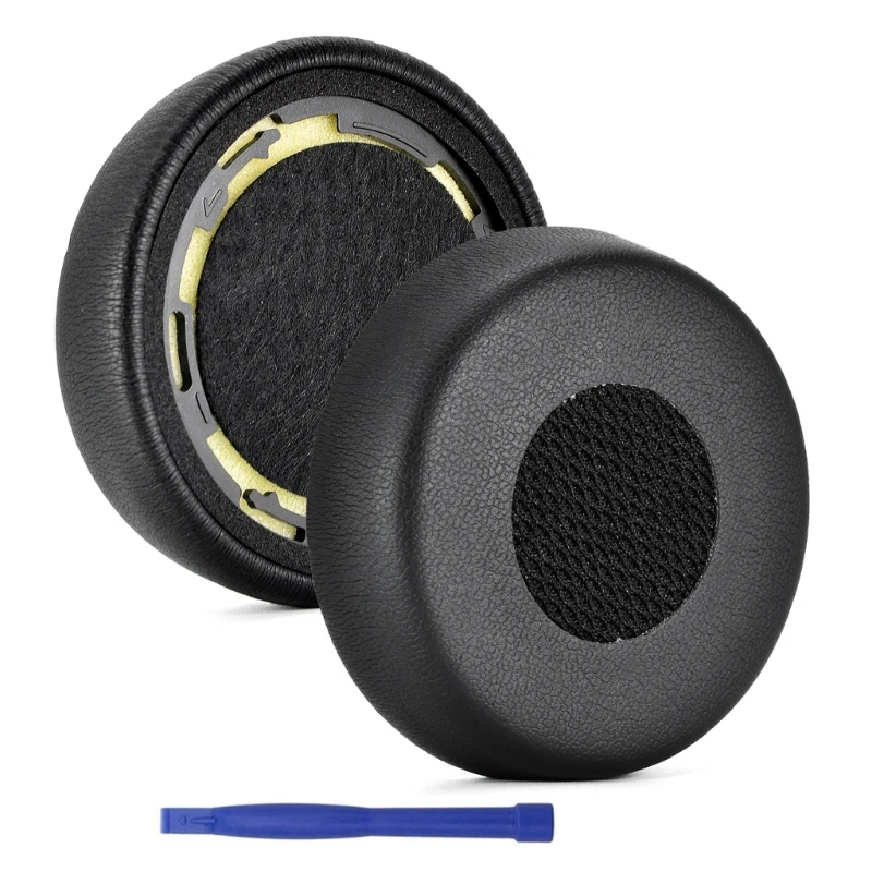 Soft Ear Pads Cushions for Evolve 75 75+/75 MS Headphones Earpads,Enjoy Quality Sound Ear Cushions Ear Cover Replacement