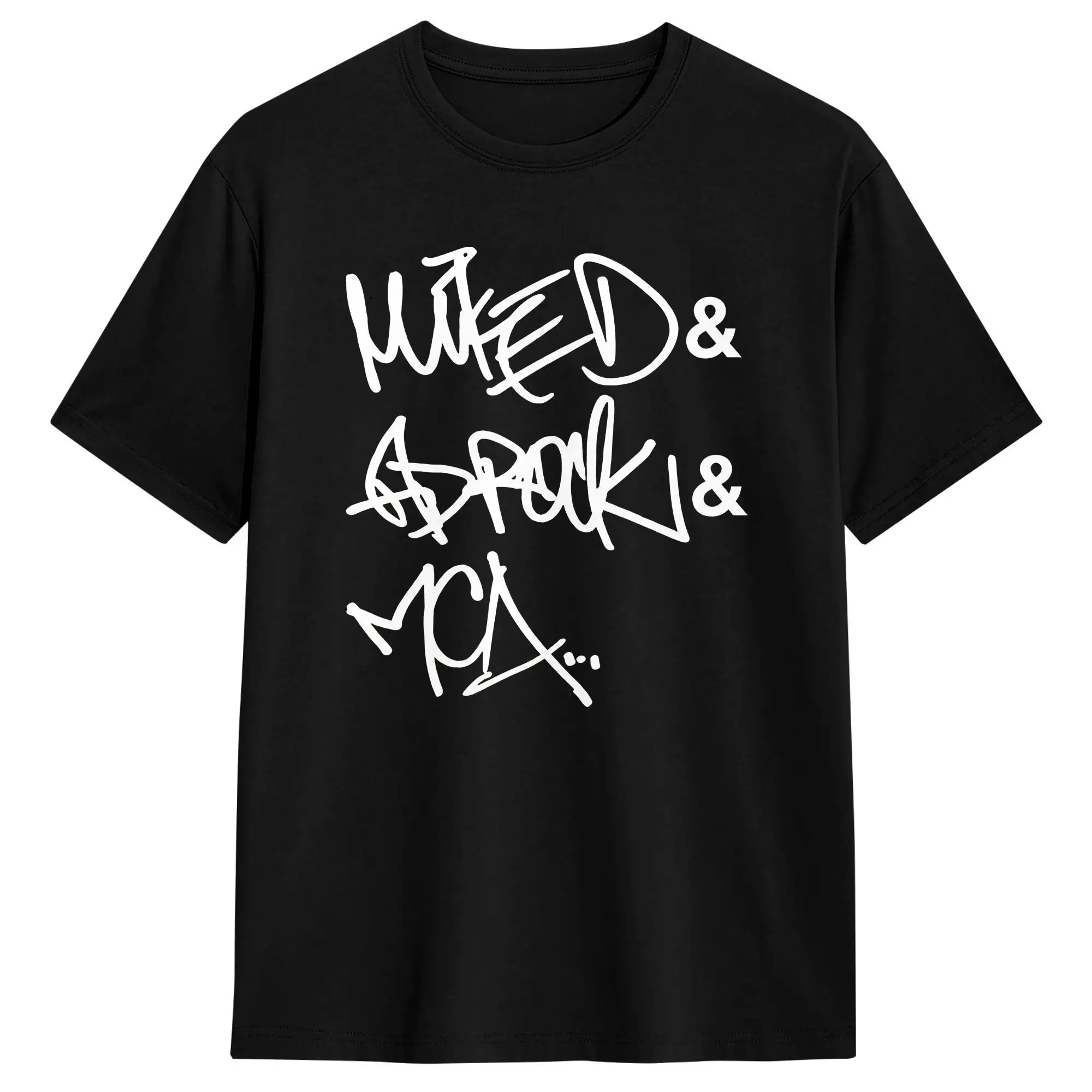 Hip Hop Beastie Boys T Shirt for Men Pure Cotton Novelty T-Shirts Round Collar  Tees Short Sleeve Tops Gift Idea