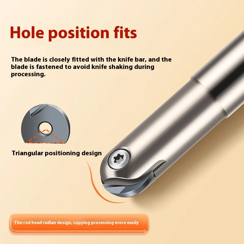 T2139 Carbide Inserts Semicircle Insert P3200 Ball Milling Inserts R4/R5/R6/R8/R10 For Steel /Aluminum/Stainless