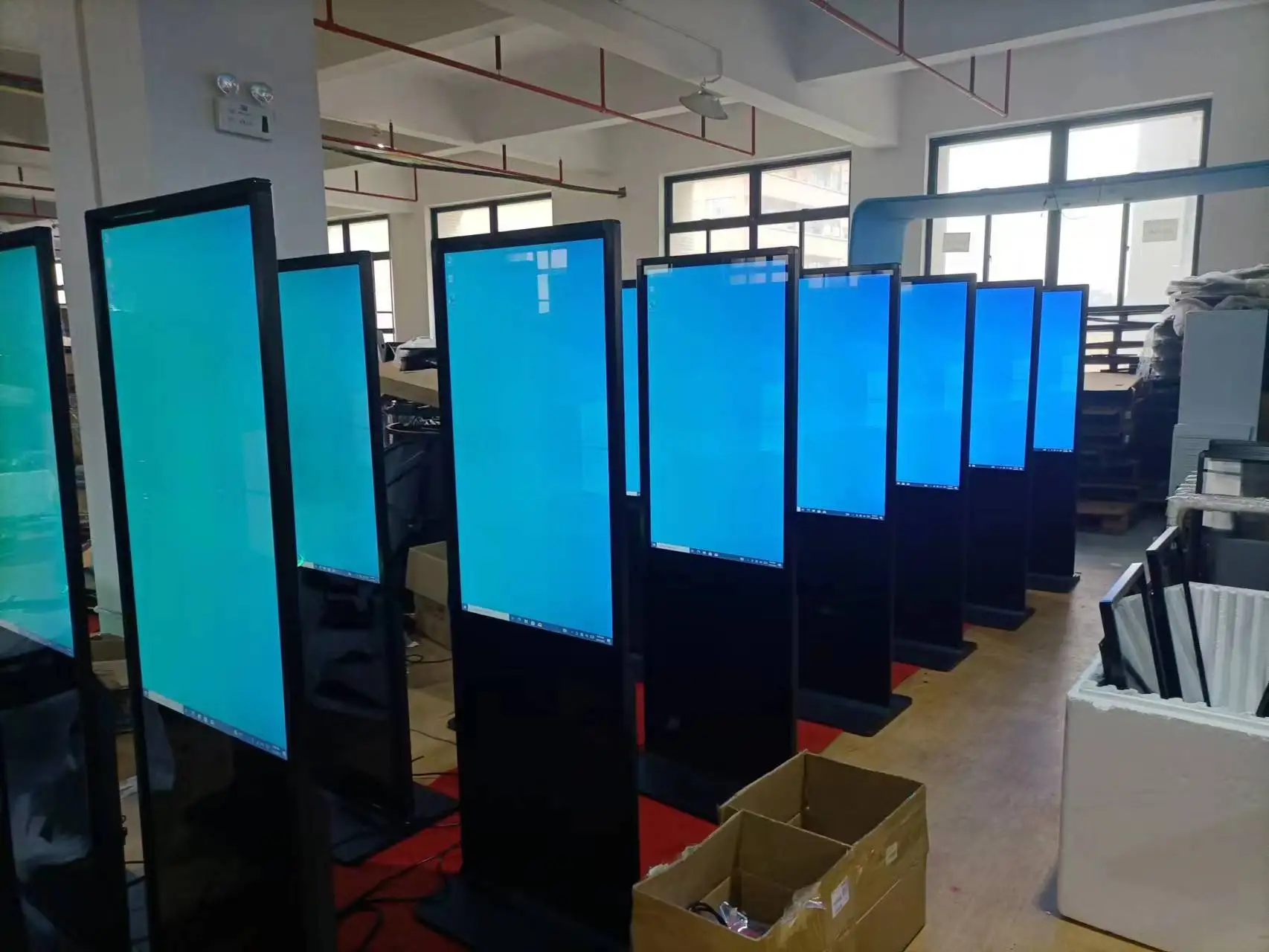 Distributore automatico con schermo pubblicitario Display pubblicitario orizzontale per macchina pubblicitaria