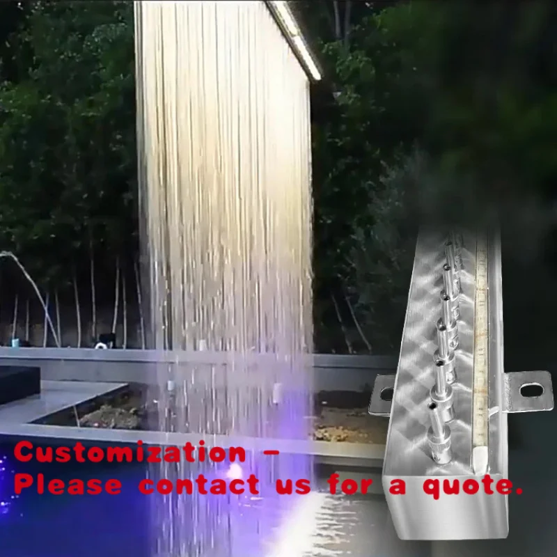 

Customize.Customized Modern Curtain Outdoor Fountain Unique Waterfall Home Decoration Indoor Fountain Waterfall