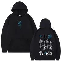 Ado World Tour Hibana Hoodies Printed Men's and Women's Fashion Street Autumn and Winter Trend Casual Long Sleeve Pullover